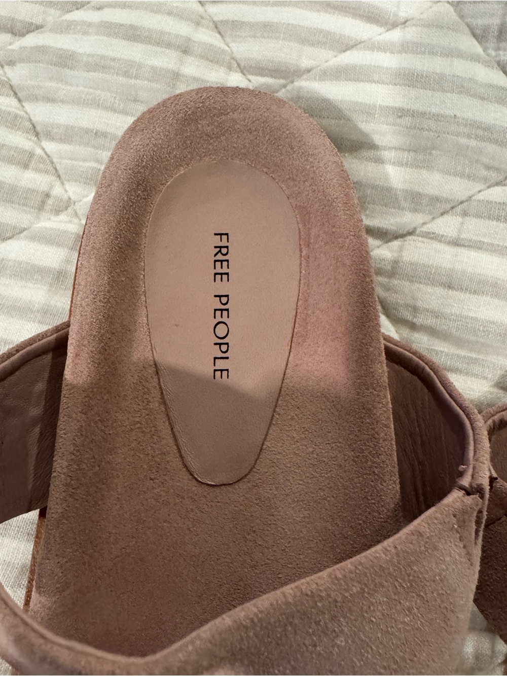 Free People Mika Suede Footbed Sandals - Picture 4 of 9